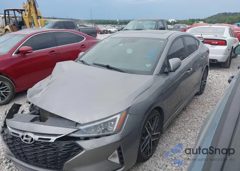 2020 Hyundai Elantra Sport z USA, uszkodzony, nr VIN KMHD04LB3LU019074